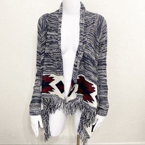 Arizona Jeans Open Waterfall Cardigan Sweater